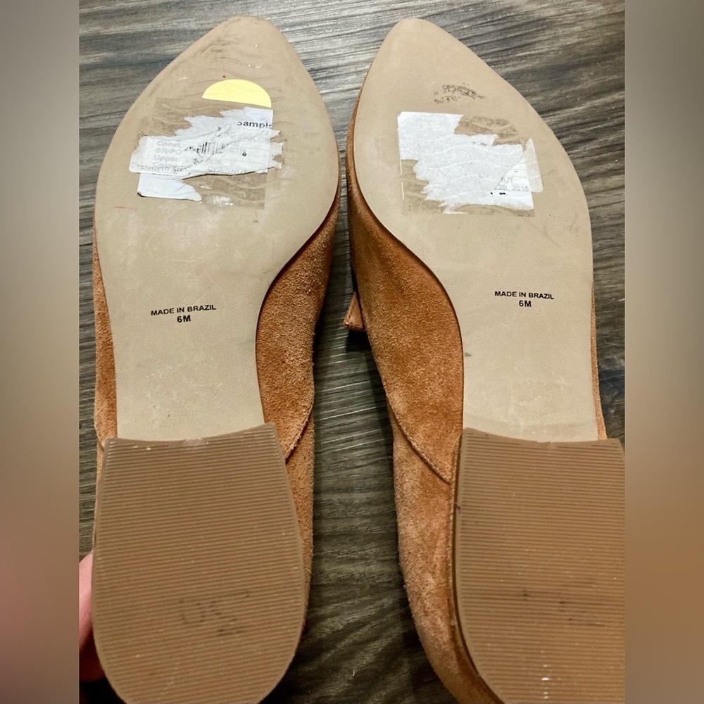 NWOB Able Women’s Size 6M Tobacco Colored Suede Lizbeth Loafers - Picture 7 of 10